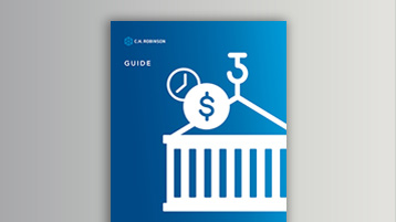 Graphic of shipping container